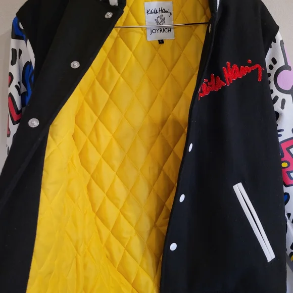 Joyrich x Keith Haring Varsity Jacket Men's Size Large - Picture 12 of 15